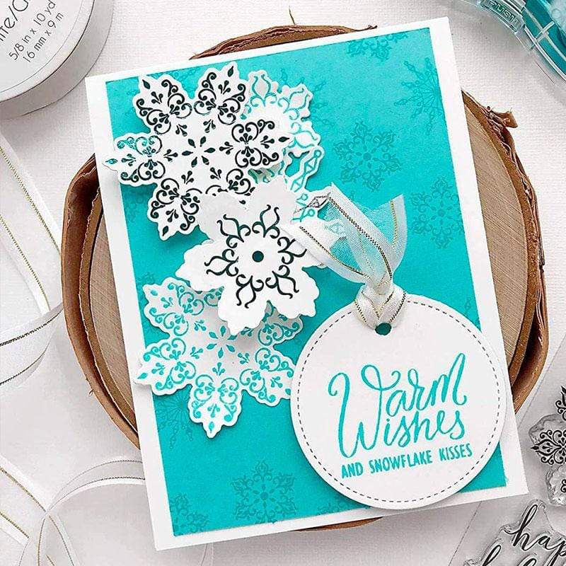 Gina K Designs - Clear Stamp - Ornamental Snowflakes