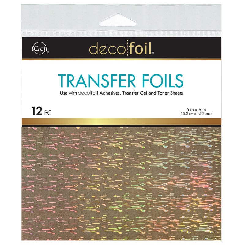 Therm O Web Deco Foil Transfer Sheets 6 in x 6 in (12 sheets) - Firelight 5969