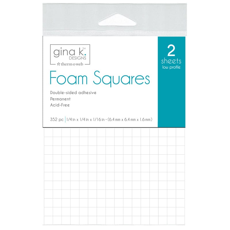 8 Sheets Foam Dots Squares 3D Pop Foam Squares Dual-Adhesive Foam