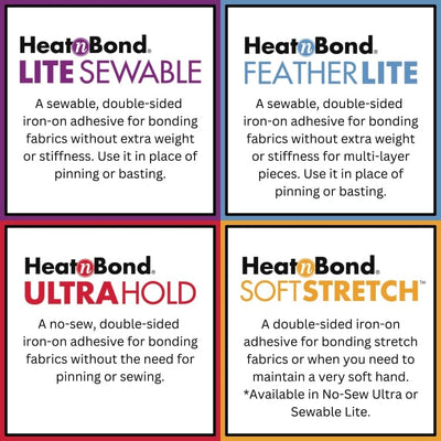Thermoweb Heat'n Bond Lite Iron-On Adhesive-White 17 x 75 yd
