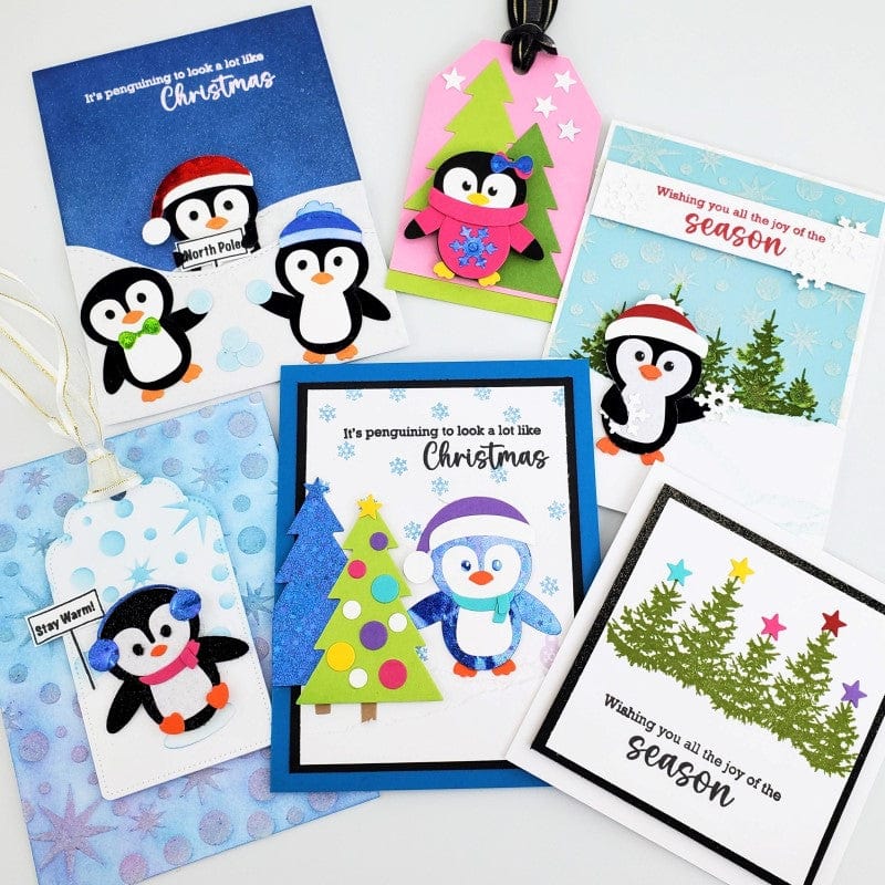 Penguin Pals Card Kit from Gina K. Designs and Therm O Web – thermoweb.com