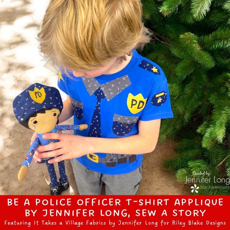 thermoweb.com HeatnBond Sew a Story, LTD by Jennifer Long 6 in x 6 in Stencil- IT TAKES A VILLAGE 19169