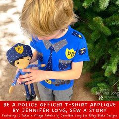 thermoweb.com HeatnBond Sew a Story, LTD by Jennifer Long 6 in x 6 in Stencil- IT TAKES A VILLAGE 19169