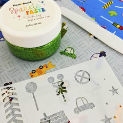 thermoweb.com HeatnBond Sew a Story, LTD by Jennifer Long 6 in x 6 in Stencil- IT TAKES A VILLAGE 19169