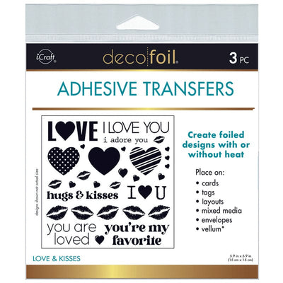 Big Thanks Deco Foil Adhesive Transfers