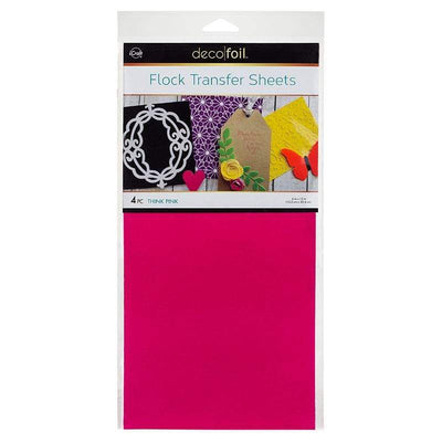 Deco Foil Transfer Sheets 6X12 5/Pkg-Pink Quartz 