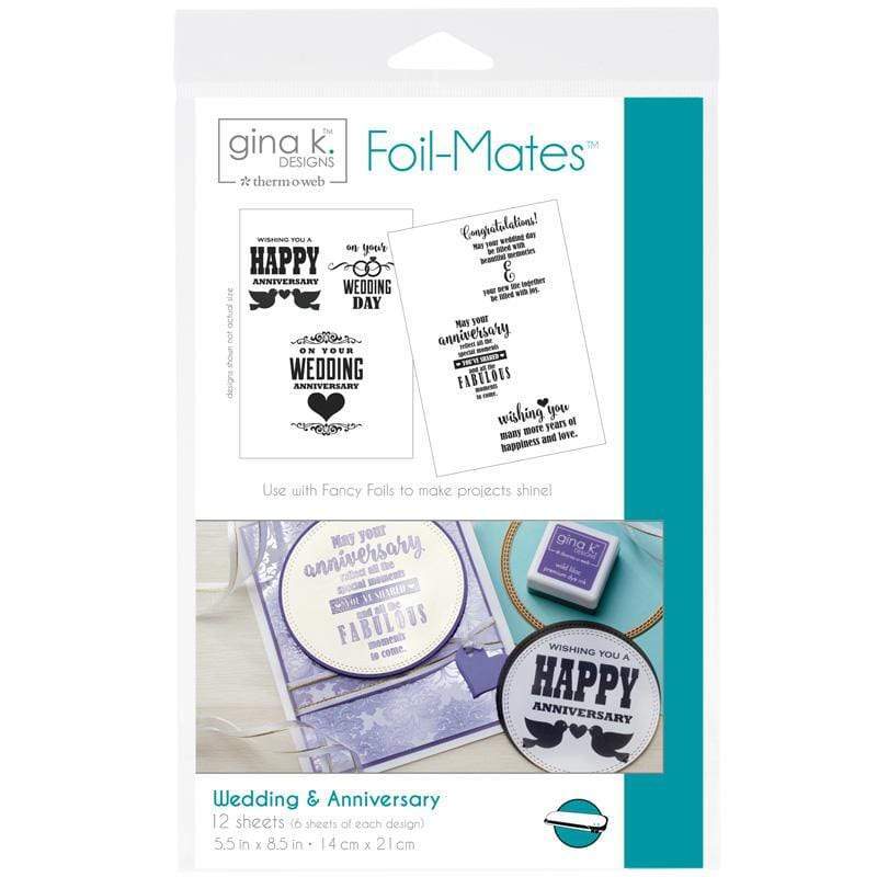 How to foil on cardstock - Foiling paper - adhesive foil - wedding