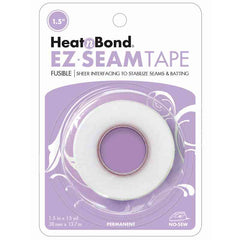 HeatnBond EZ-Seam Iron-On Fusible Sheer Batting and Seam Tape, 1.5