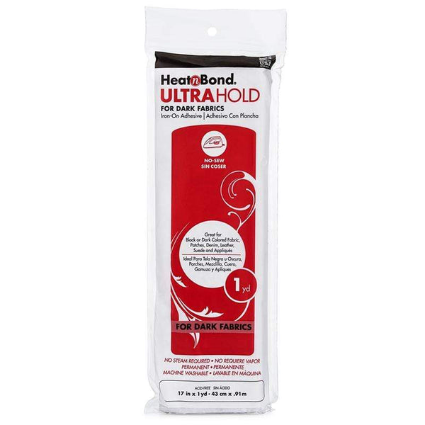 HeatnBond UltraHold Iron-on Adhesive for Fabrics, 17 Inch x 5