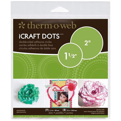 Thermoweb Zots Clear Adhesive Dots-Small 3/16X1/64 Thick 300/Pkg -  000943037835